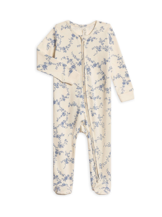 Organic Cotton Footed Sleeper/ Serena Floral