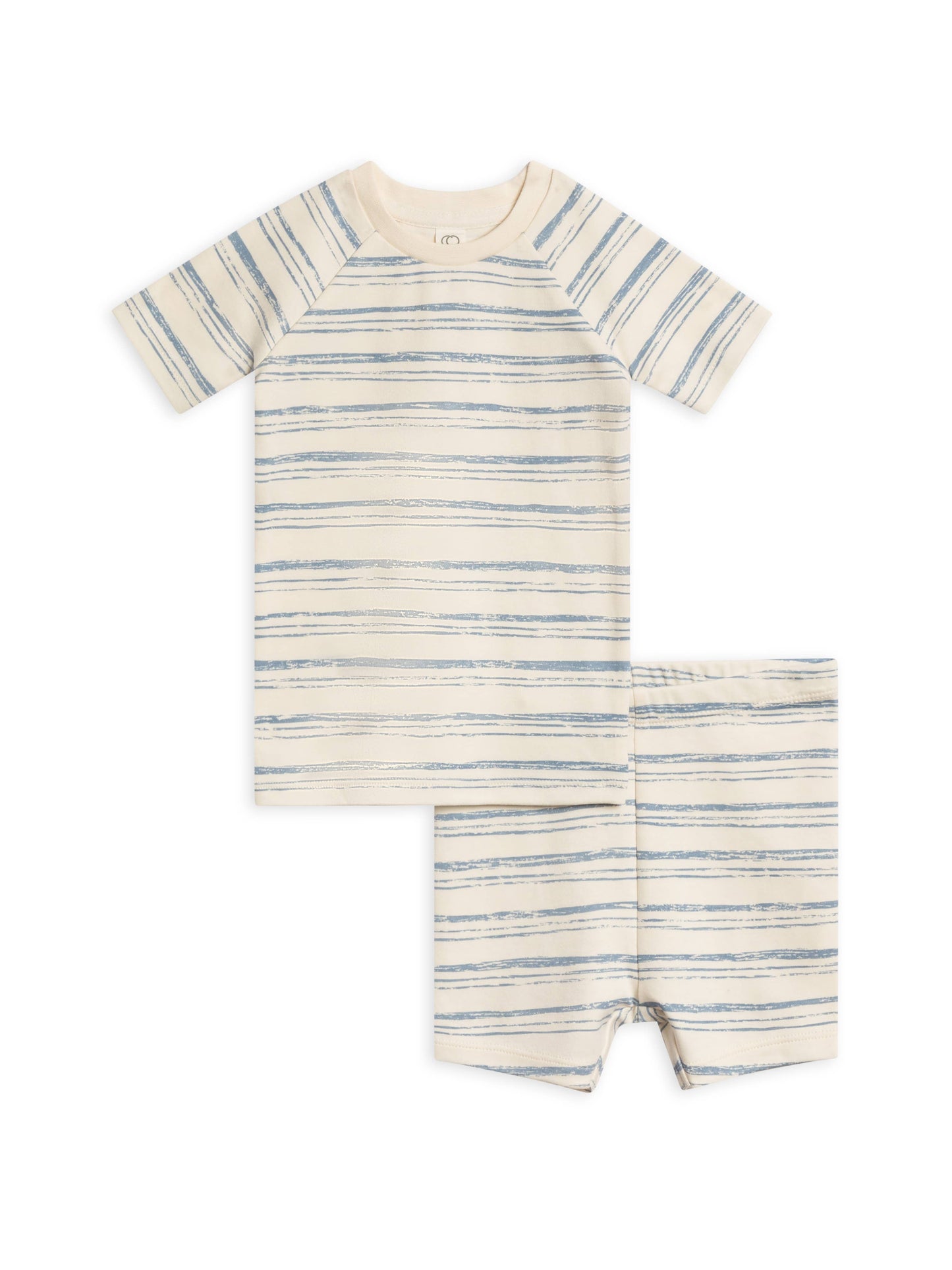 Organic Cotton Shorts / Wave Stripe