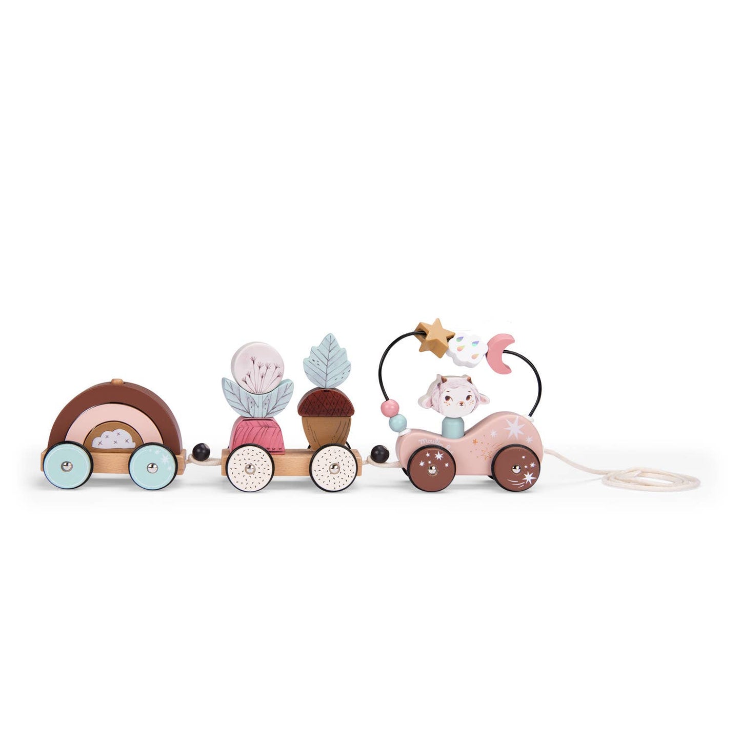 Pull along activity train