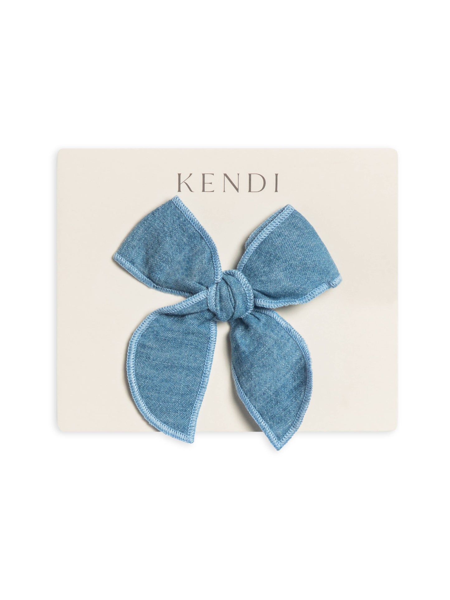 Baby & Kids Chambray Bow Clip