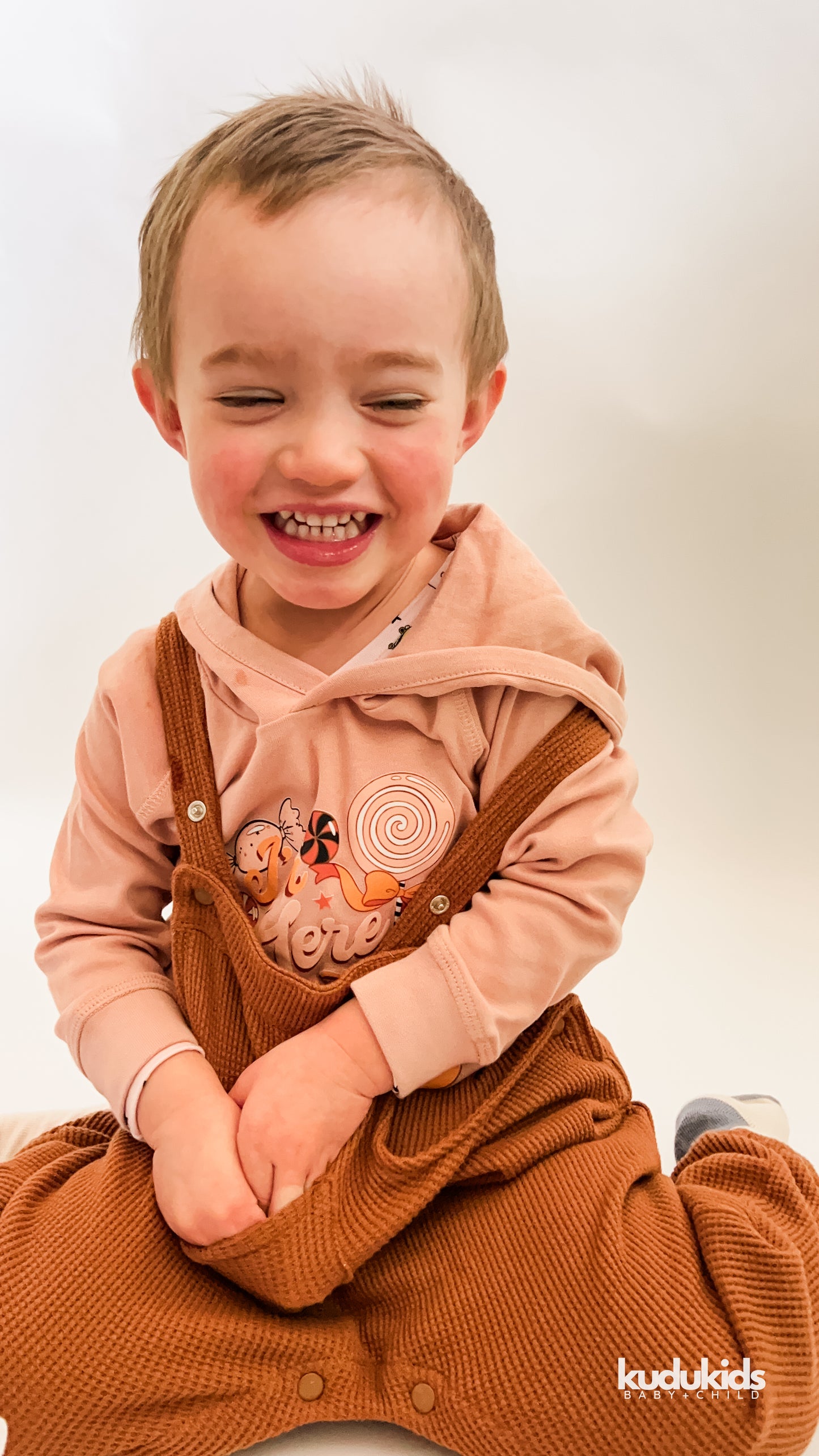 Organic Cotton Hoodie / Candy Blush