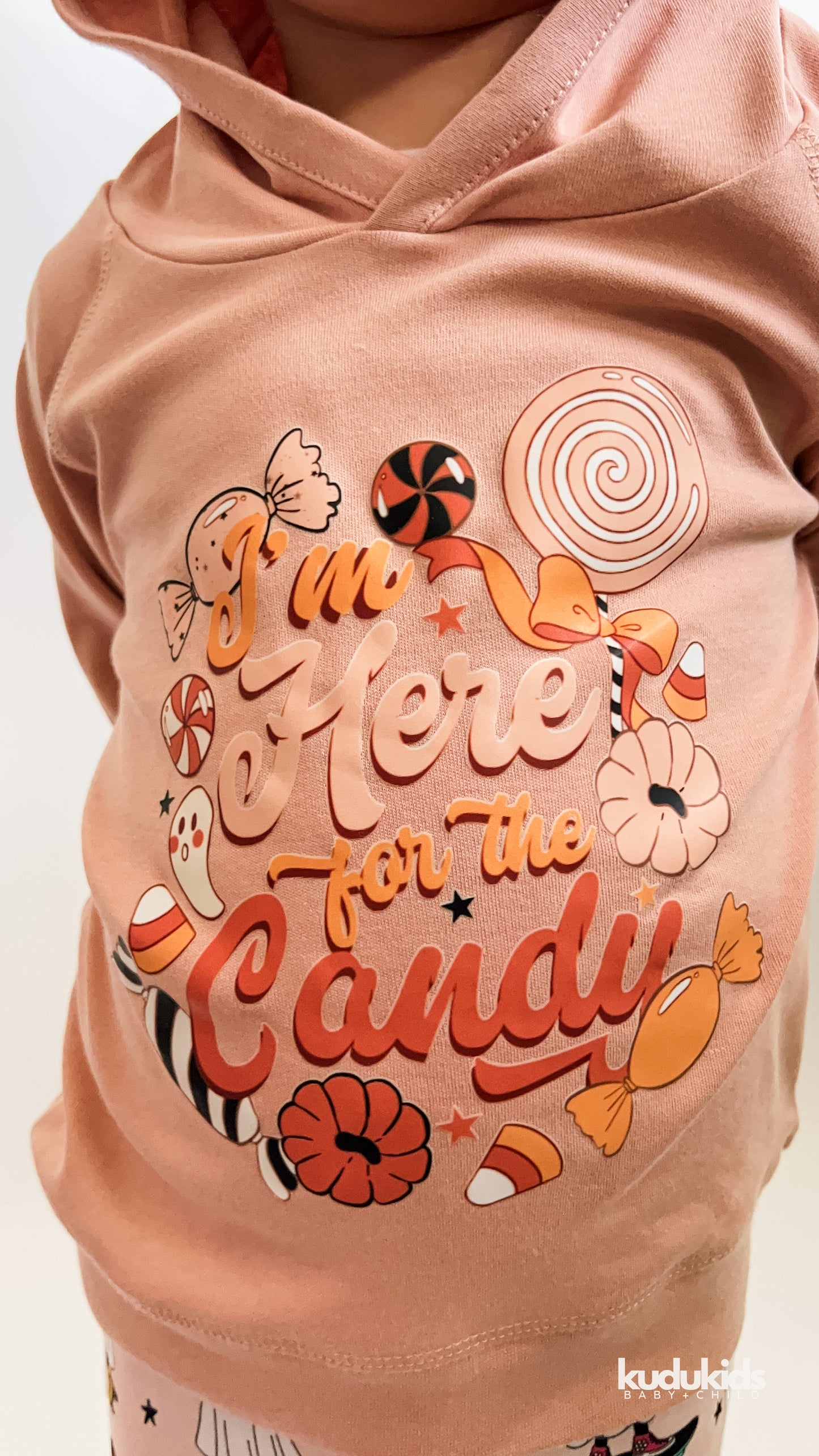 Organic Cotton Hoodie / Candy Blush