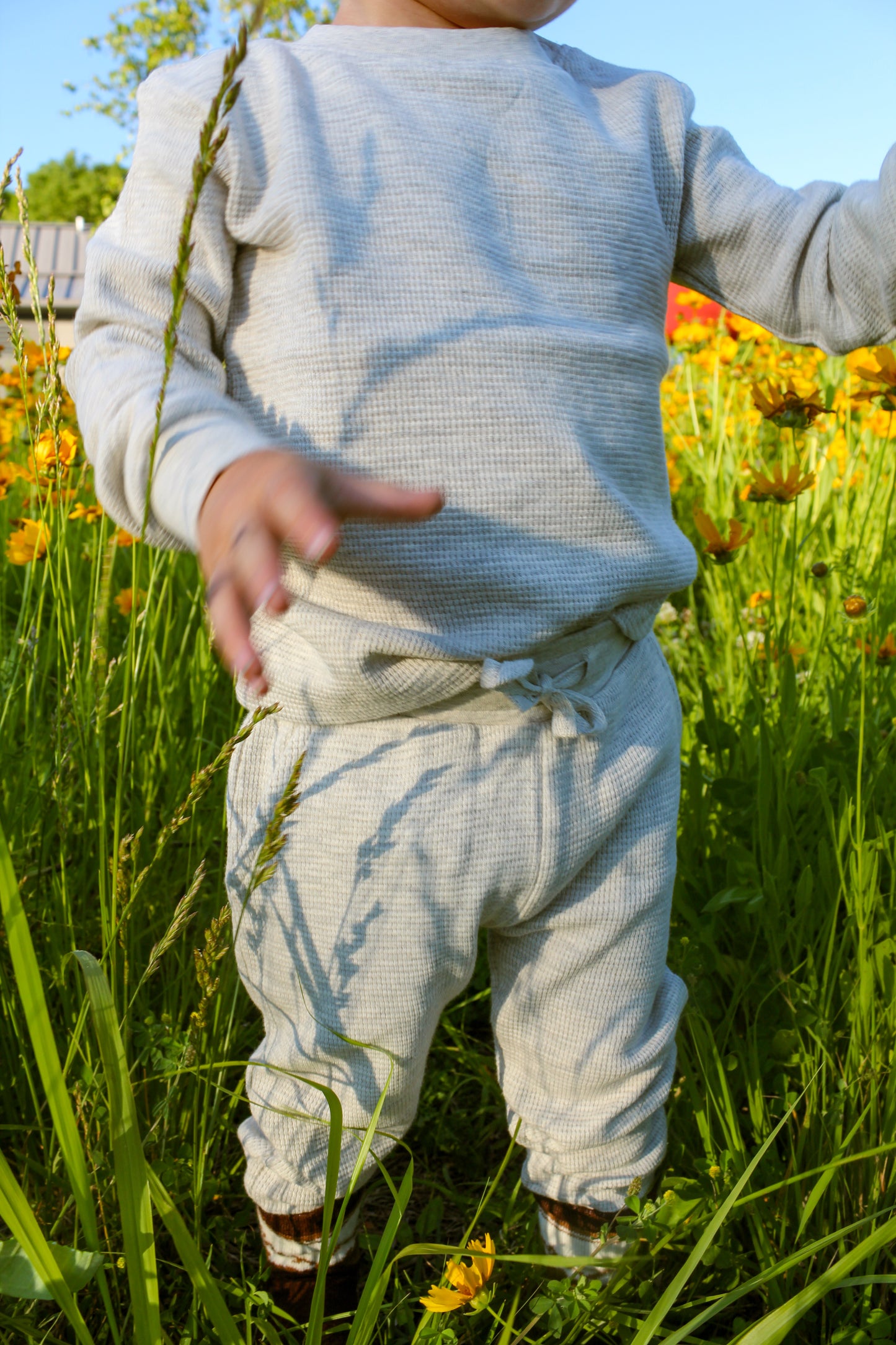 Organic Cotton Waffle Knit Jogger