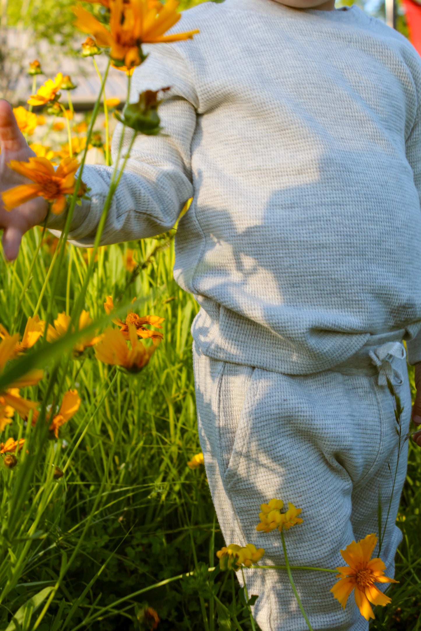 Organic Cotton Waffle Knit Jogger