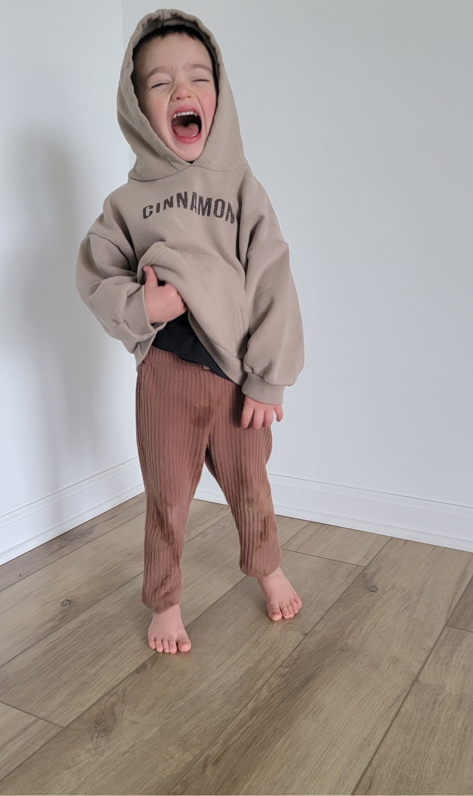 Ribbed Button Leggings