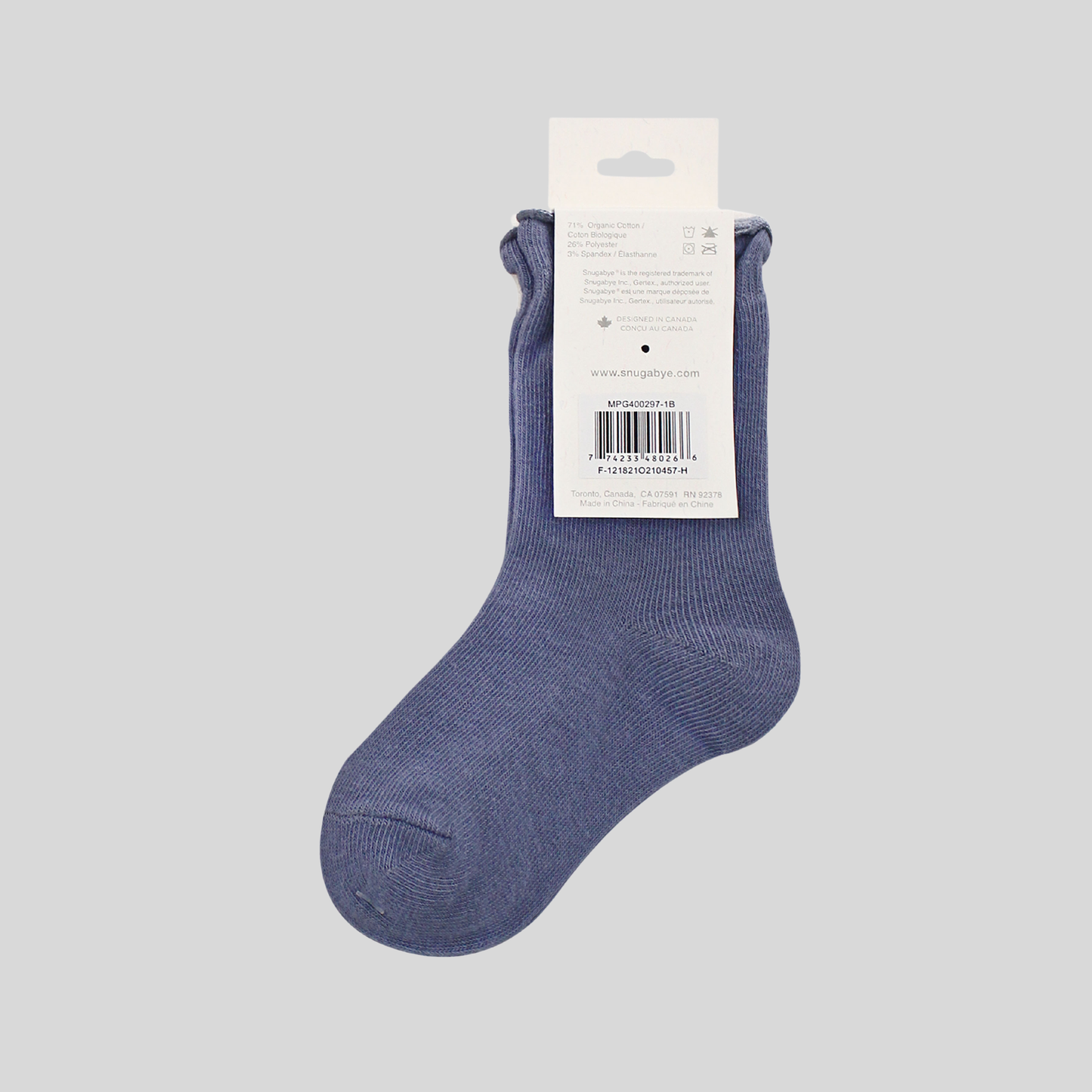 Organic Cotton Toddler 3 Pack Socks / Winter