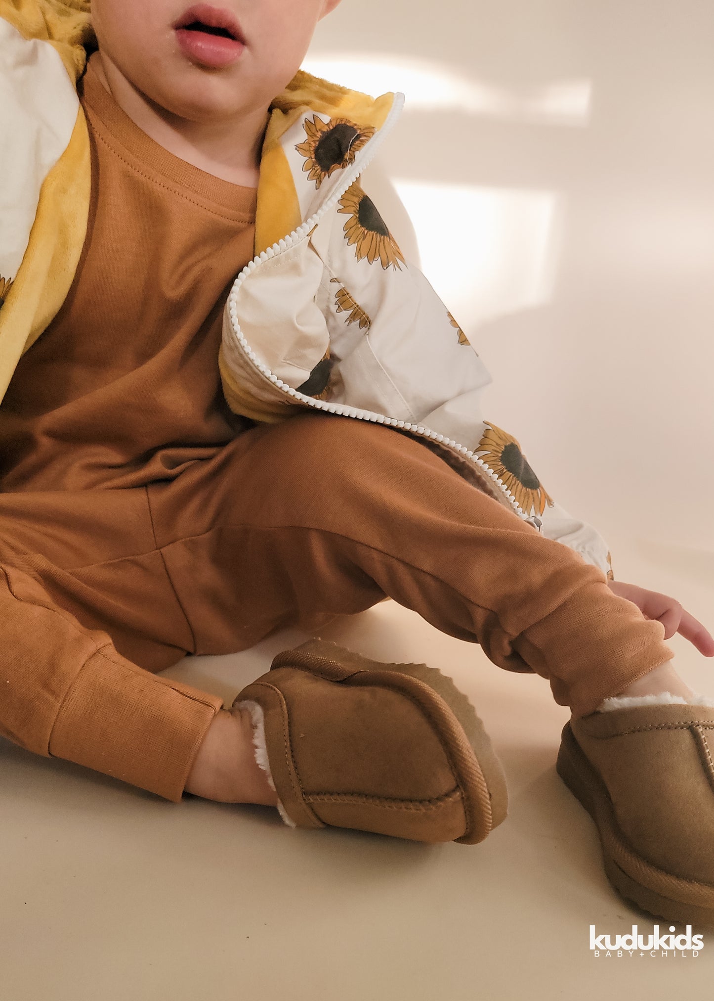 Organic Cotton Jogger / Carmel