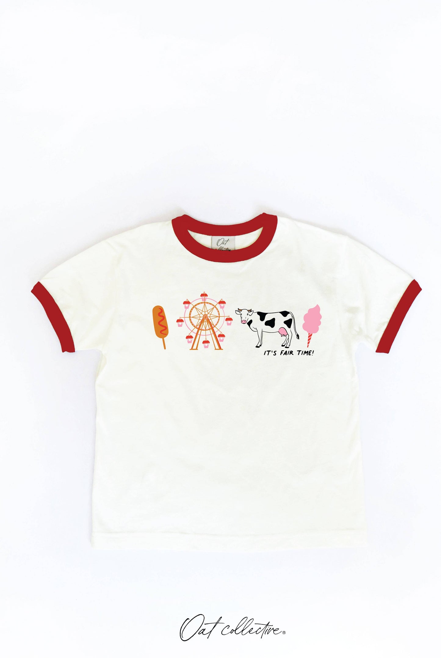 IT'S FAIR TIME! Toddler Ringer Graphic Top