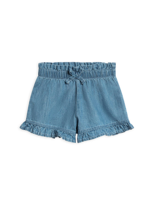 Organic Cotton Ruffle Waist Shorts
