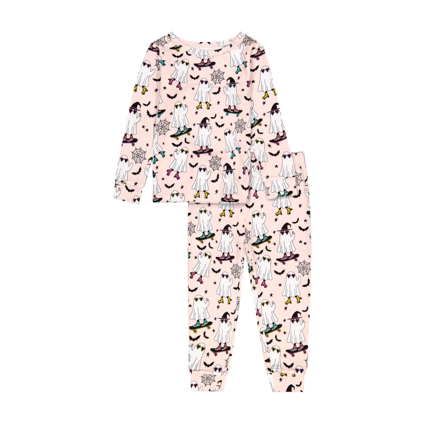 2-Piece Bamboo Pajamas / Halloween / light Coral