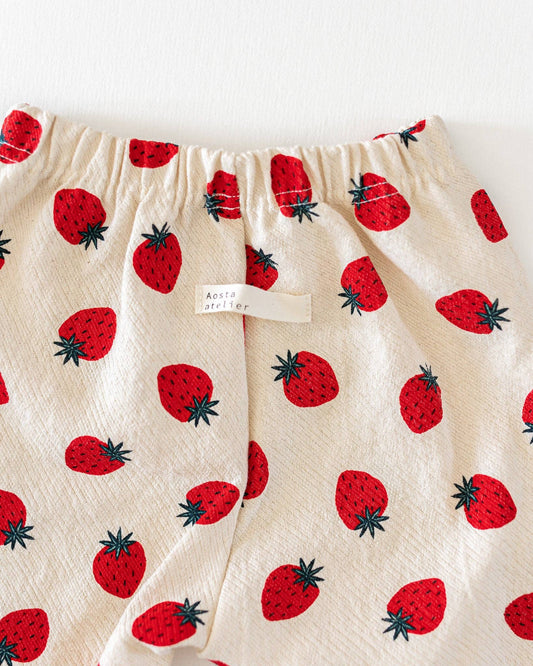 Strawberry Cotton Pants