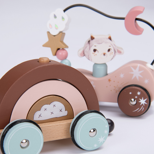 Pull along activity train