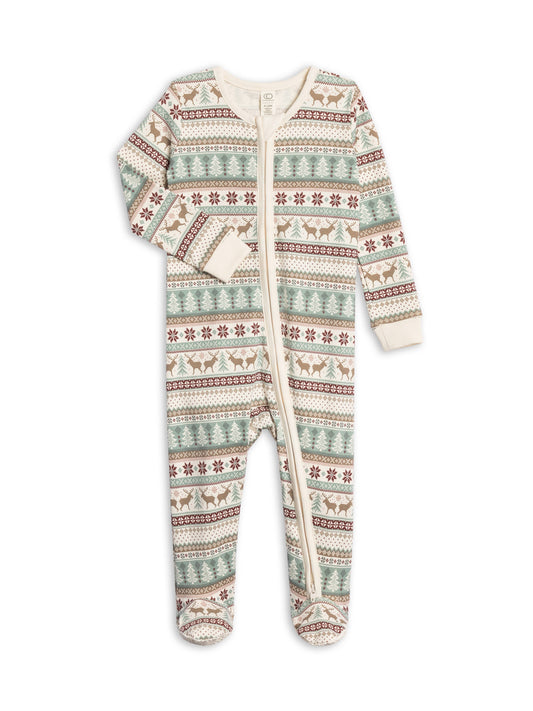 Organic Cotton Zipper Sleeper /Holiday Collection