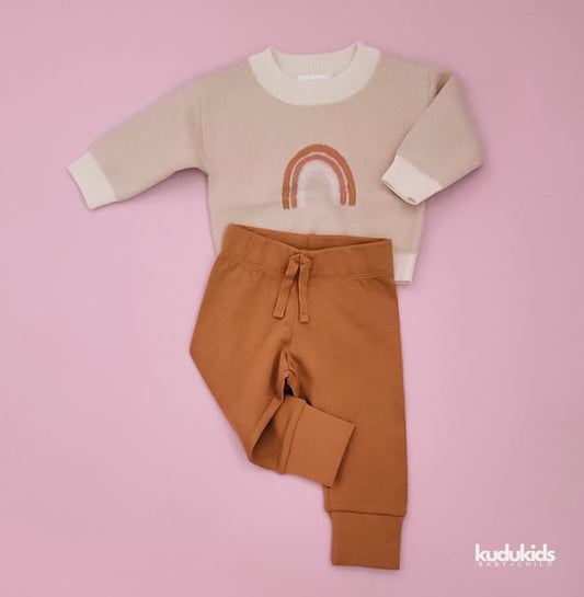 Organic Cotton Jogger - Ginger