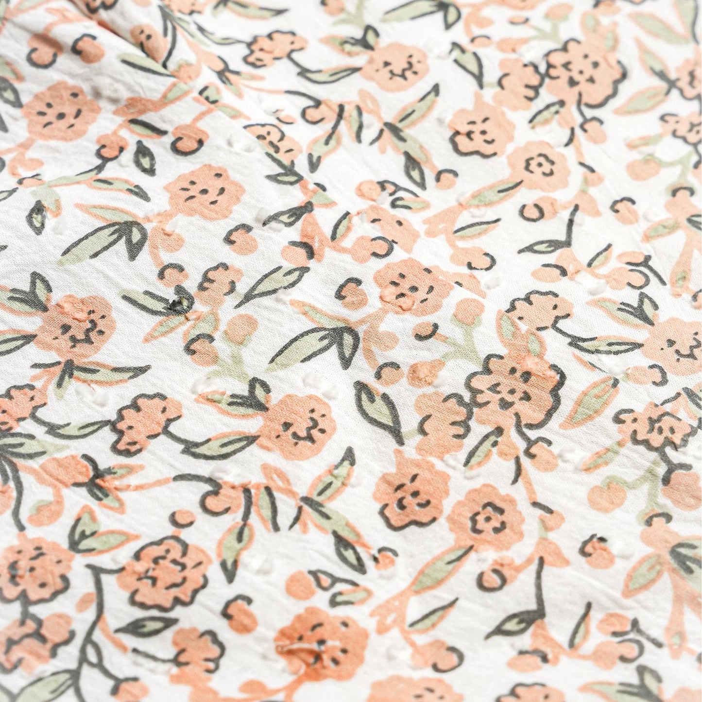 Organic Flutter Buttoned Tiered Dress / Magnolia