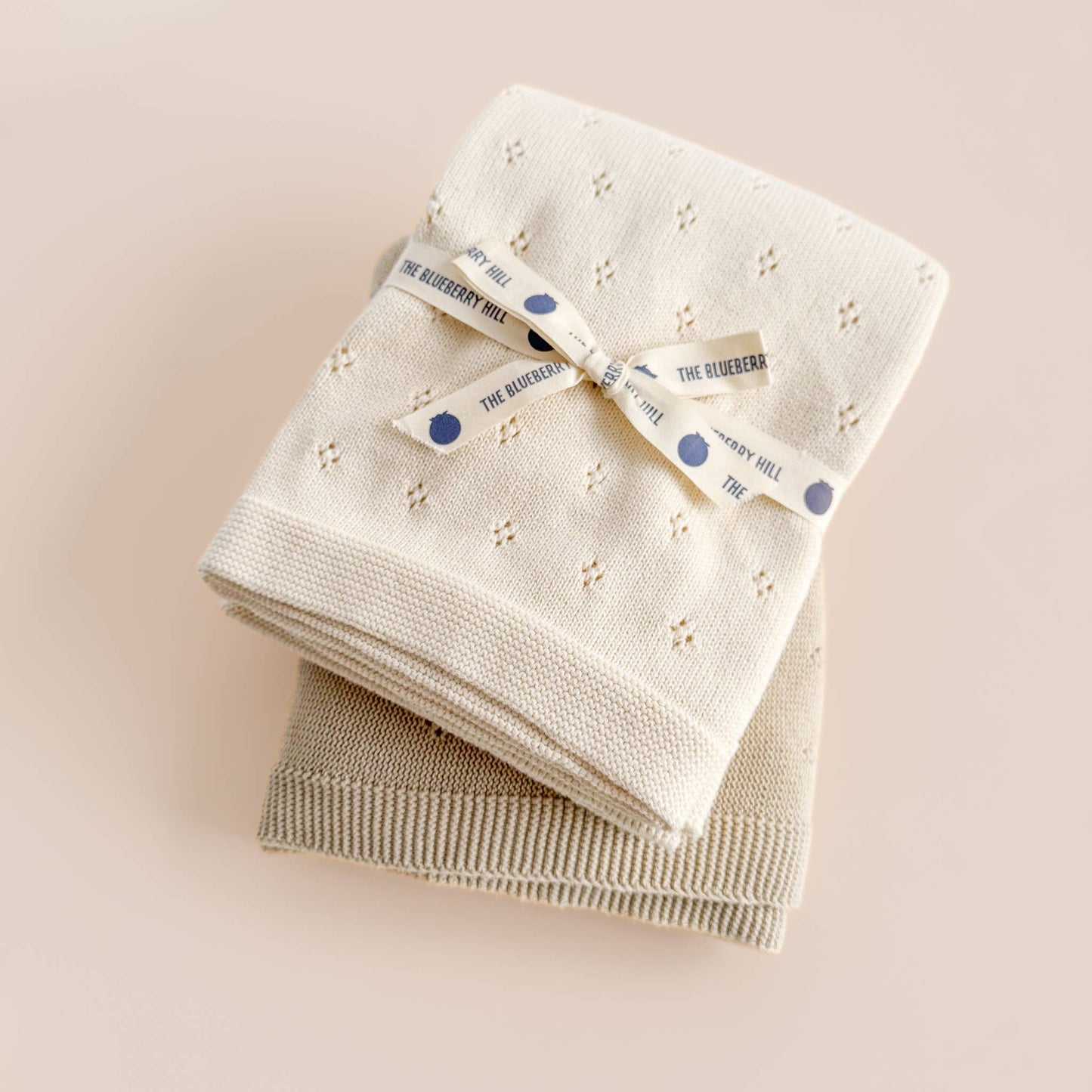 Heirloom Pique Blanket Cream Organic Cotton Baby Gift Summer