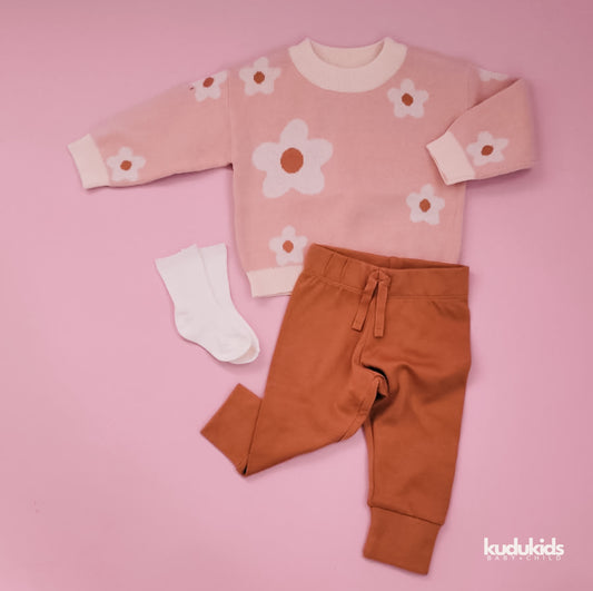 Organic Cotton Jogger - Ginger