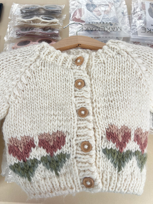 Tulip Flower Cardigan