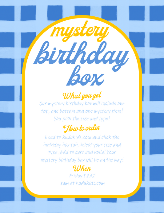 MYSTERY BIRTHDAY BOX