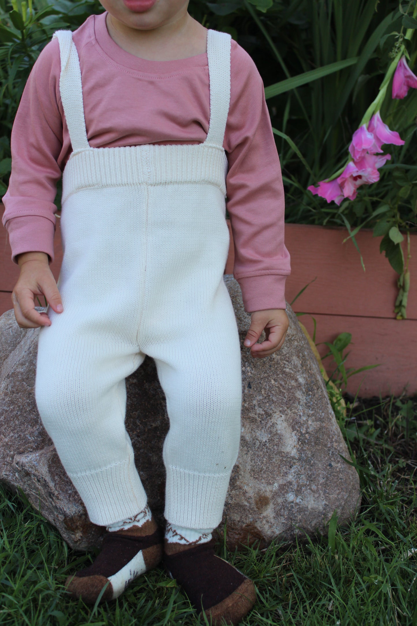 Organic Cotton Knit Suspenders