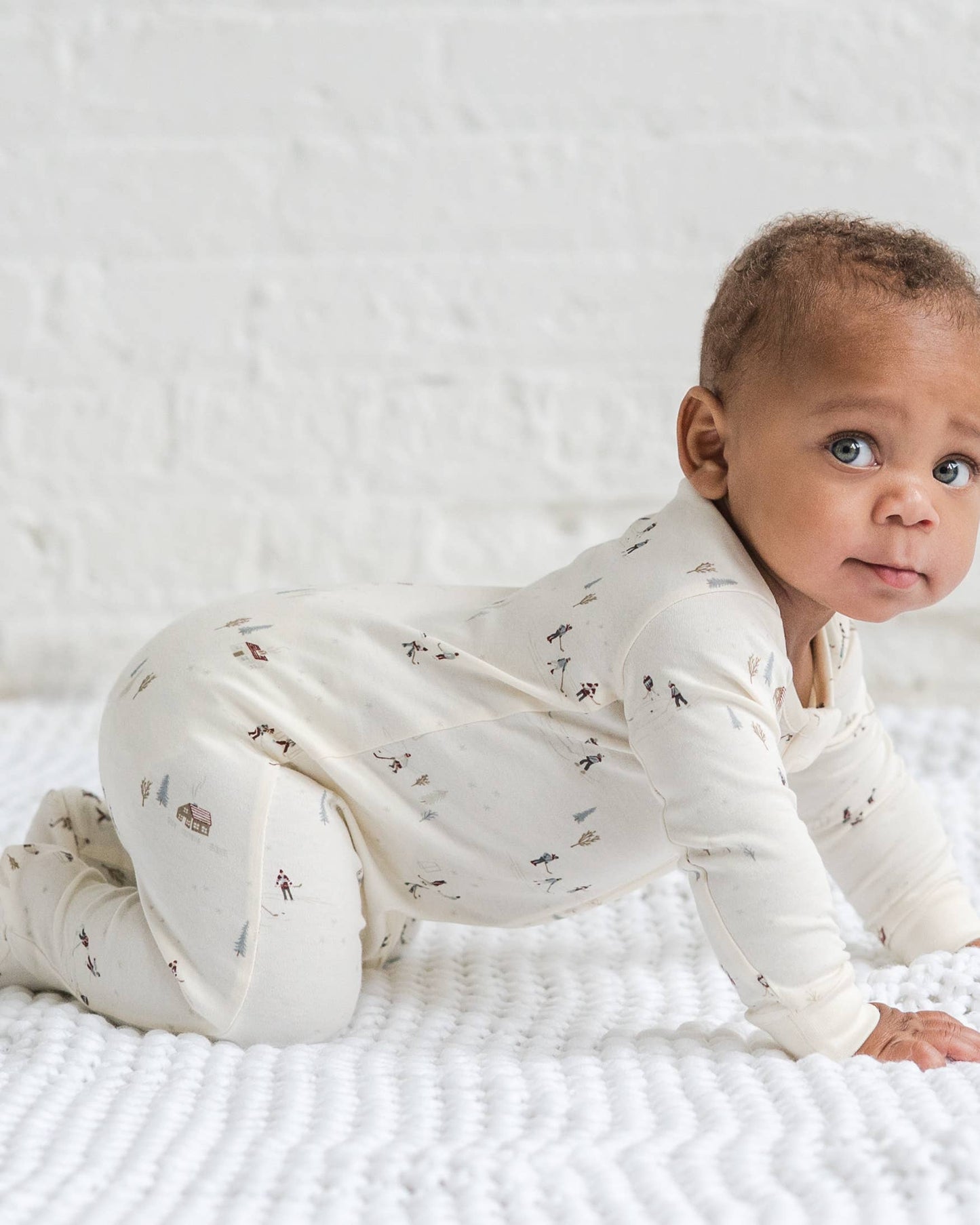 Organic Cotton Zipper Sleeper /Holiday Collection