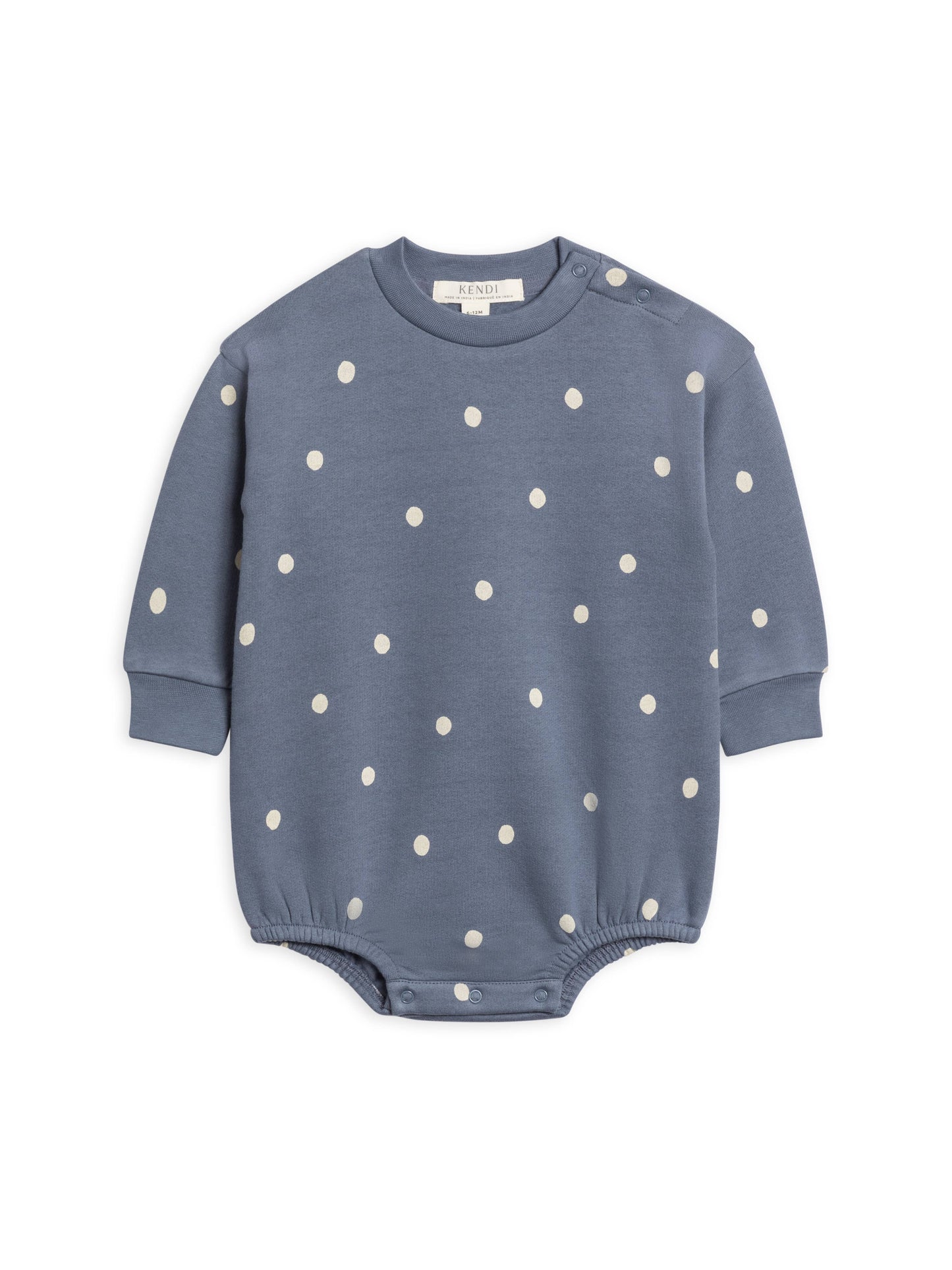 Organic Cotton Fleece Bubble Romper