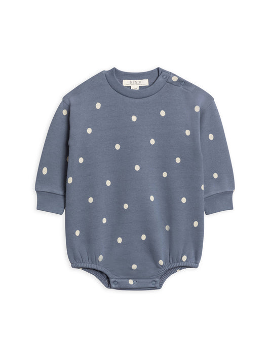 Organic Cotton Fleece Bubble Romper