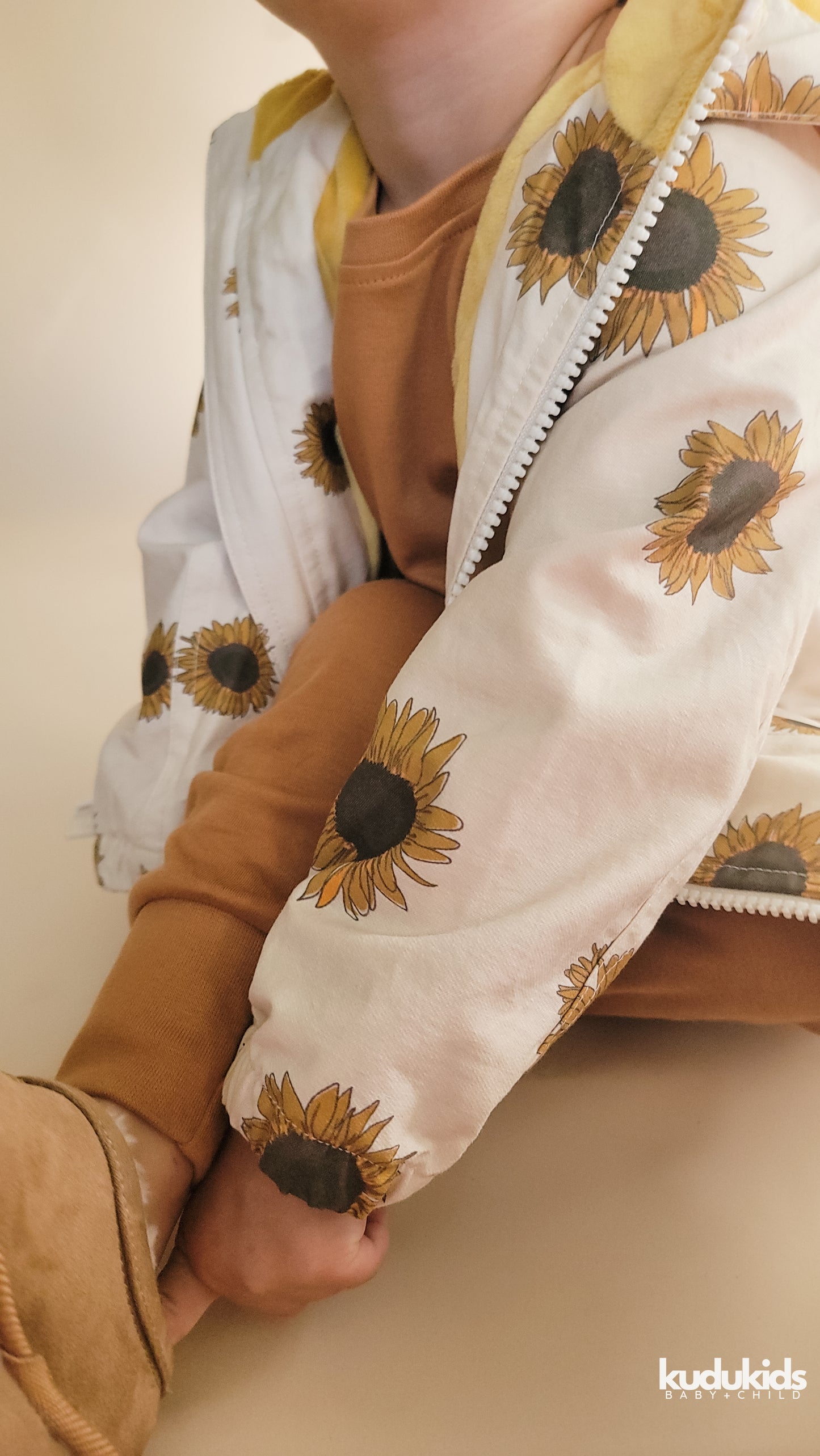 Fleece Lined Jacket / Sunflower