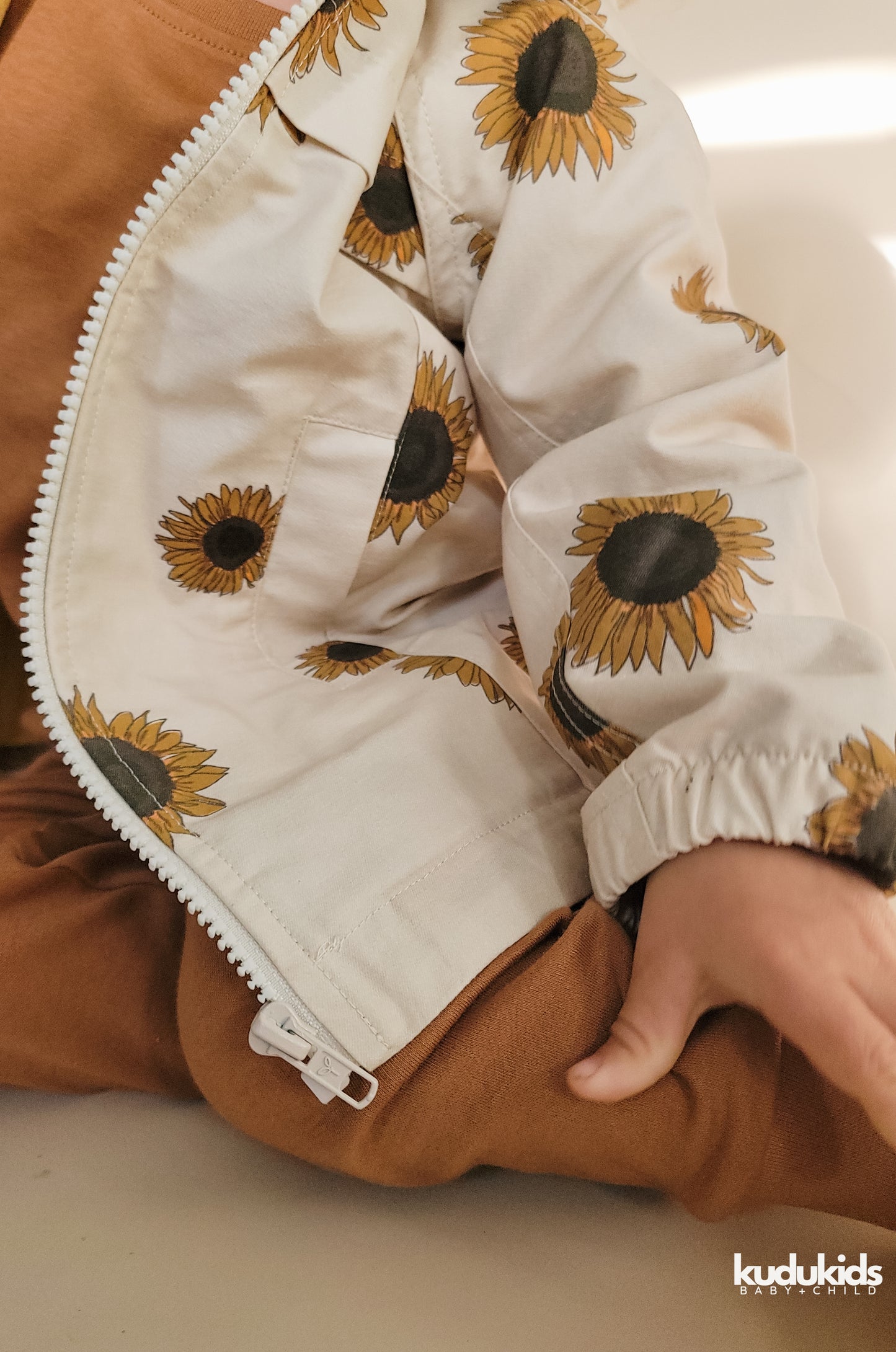 Fleece Lined Jacket / Sunflower