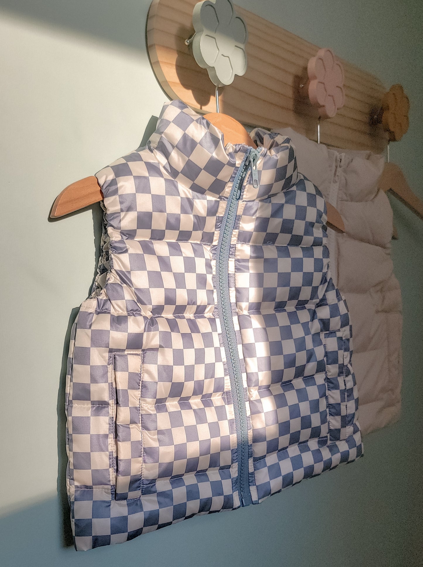 Checkered Cloud Vest