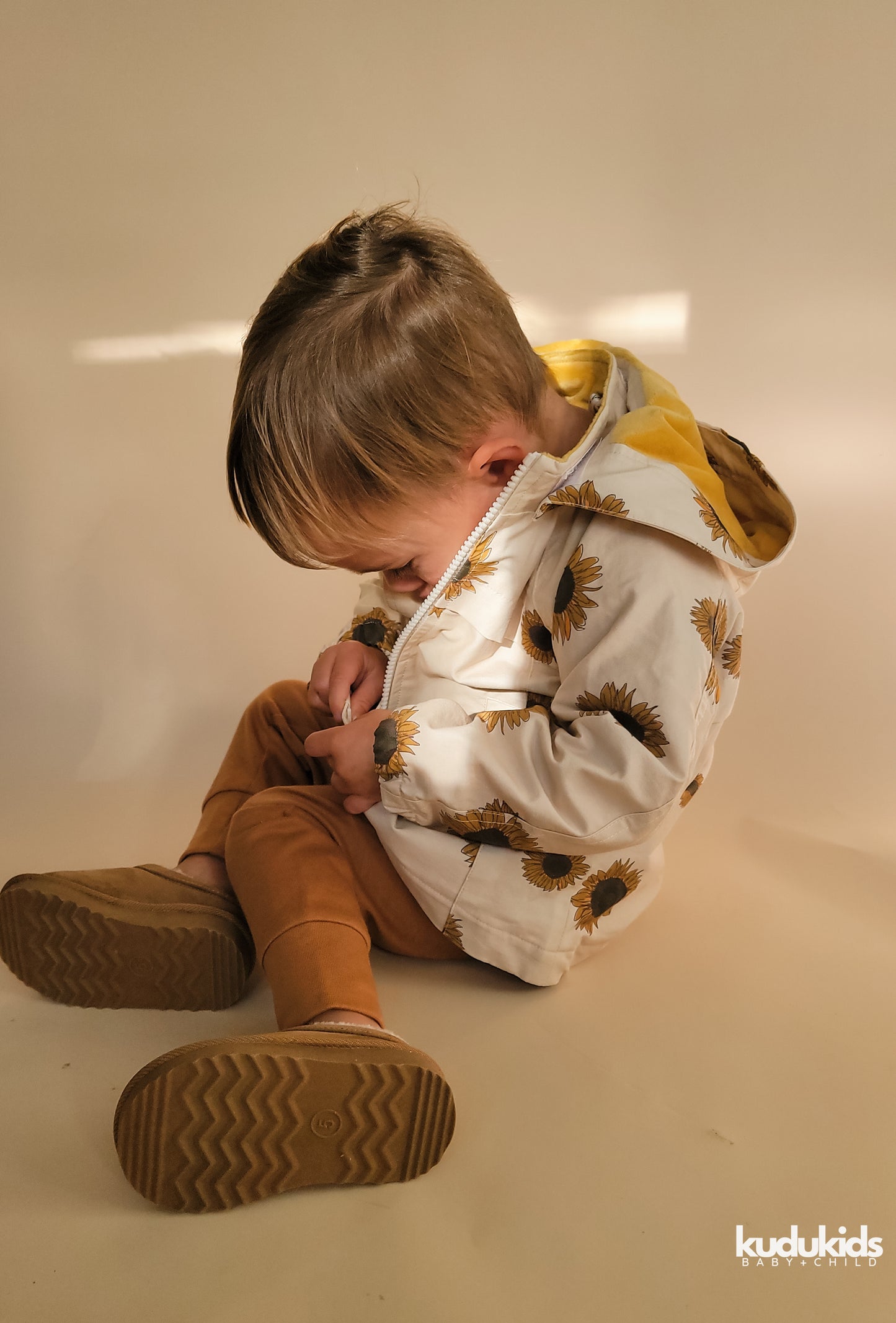 Fleece Lined Jacket / Sunflower